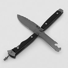 Нож складной Оборотень 2 (65Х13, G10, Цельнометаллический)