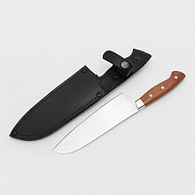 Кухонный нож Сантоку - Европейский (95Х18, Бубинго, Цельнометаллический) мт-47