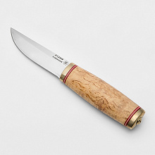 Нож Финский шейный (Х12МФ, Карельская береза)