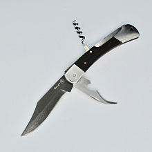 Нож Хищник (Дамасская сталь, Венге)