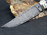 Нож Ф-3.11 (мозаичный дамаск, граб, вставка бивень мамонта) 2