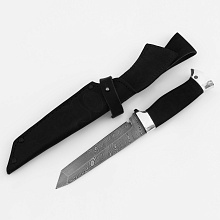 Нож "H-10" (Дамасская сталь, дюраль, микропора)