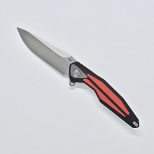 Складной нож Tulay (Сталь 154CM, рукоять G10 black & red) 