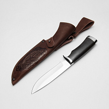 Нож Скат (M390, Граб, Мельхиор)