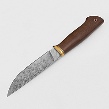 Нож Цезарь (Дамасская сталь, Орех)
