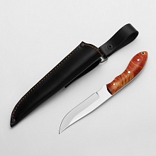 Нож Лис  малый (D2, Кап клёна, цельнометалический)