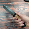 Нож "Скиф" (Дамасская сталь, Береста и граб) 3