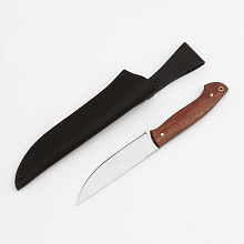 Нож "Граф Шереметьев" (N690, рукоять с накладными плашками, Бубинга)