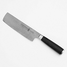 Нож кухонный для резки овощей TG-D10, сталь ламинат VG10 (Сталь: обкладки нержавеющий дамаск, центр VG10, рукоять G10)