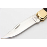 Складной нож Buck 110 Hunter, сталь 420HC, рукоять дерево и латунь (0110BRS) 5