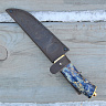 Нож Морской патруль (ЭИ-107, стабилизированная береза, рисованный клинок) 5