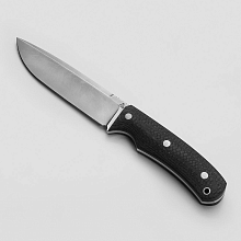 Нож цельнометаллический Акула (Сталь М390, Карбон)