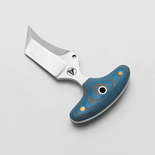 Нож Овод (AUS-8, G10, Цельнометаллический) Art Blue