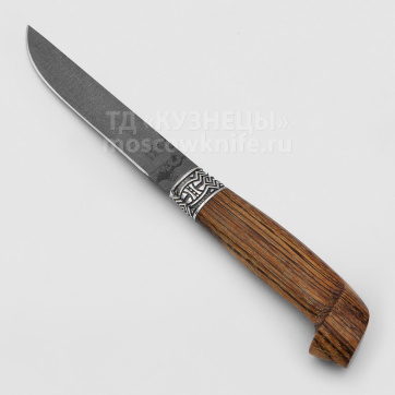 Нож Финский  (D2, Палисандр, Латунь-серебрение)
