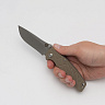 Складной нож OSLAVA STONEWASH от MR.BLADE из стали 8Cr14MoV с рукояткой из G10 4