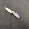 Нож складной SQ 002 (Дамасская сталь, Титан) 10