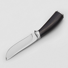 Нож Сеголеток (Булатная сталь, Дерево, Белый металл)