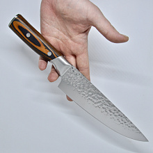 Кухонный шеф нож №8 R-4128 Premium quality (Сталь 40Cr14, Рукоять - дерево)