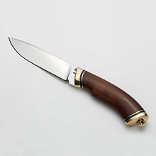 Нож Таран (110Х18, Дерево, Латунь)