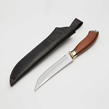 Нож Шторм (110Х18, Граб, Латунь)