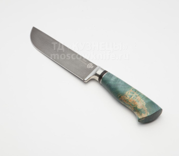 Нож Узбек (ХВ5-Алмазная сталь, Кап клёна)