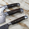 Набор кухонных ножей из стали D2 (D2, Венге- рукоять, Цельнометаллические) 3