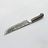 Нож Узбек (9ХС, Цельнометаллический, Венге) 2