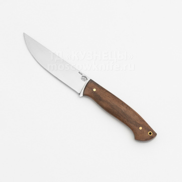 Нож "Граф Шереметьев" (N690, рукоять с накладными плашками, Орех)