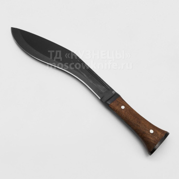 Нож кукри-Бумеранг (65Г, Орех, Цельнометаллический)