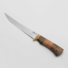 Филейный нож (95Х18, Орех и береста)
