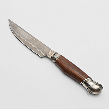 Нож Рыцарь II-1 (Ламинат, Палисандр,  Латунь-серебрение)