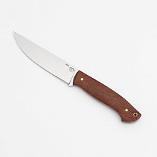 Нож "Граф Шереметьев" (N690, рукоять с накладными плашками, Бубинга)