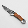 Нож Юнкер (Дамасская сталь, Венге, Мельхиор) 1