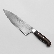 Нож Шеф-повар №1 (Дамасская сталь, Венге, Цельнометаллический)