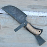 Нож туристический Ковбой (Дамасская сталь, ц/м, обкладки из ореха) 3