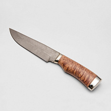 Нож Медведь (Vanadis 10, Карельская береза, Мельхиор)