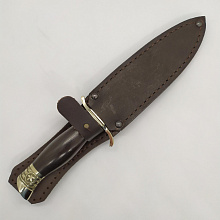 Нож разведчика НР-40 (Дамасская сталь, Граб, Мельхиор звезда)