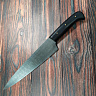 Кухонный нож Шеф-повар №1 (Дамасская сталь, Венге, Цельнометаллический) 1