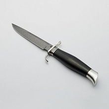 Нож Финка НКВД (Дамасская сталь, Граб, Мельхиор)
