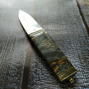 Нож "Скин-Ду" (Х12МФ тигельной плавки, Кап Клён)