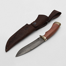 Нож Скиф (ХВ5-Алмазная сталь, Дерево, Мельхиор)