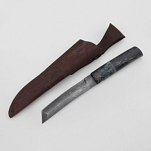 Нож Танто-2 (Мозаичный Дамаск, карельская береза)