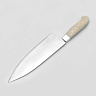 Нож Шеф-повара № 1 (Х12МФ, Акрил белый, Цельнометаллический) 2