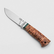 Нож Скинер-1 (Х12МФ, Карельская береза, Мельхиор)