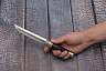 Нож Снайпер (Булатная сталь, Дерево, Белый металл) 5