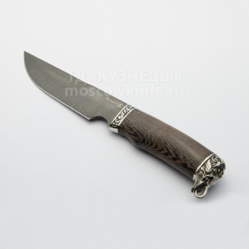 Нож Золотоискатель (Булатная сталь, Венге, Мельхиор)