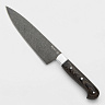 Кухонный нож Шеф-повар №2 (Булатная сталь, Венге, Цельнометаллический) 1