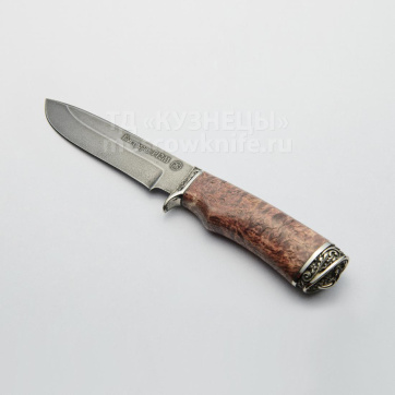 Нож Скат (Р12М - Быстрорез, Карельская береза)