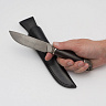 Нож Филин (дамасская сталь, черный граб) 6