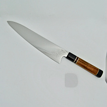 Шеф нож Восьмиугольник кухонный (Сталь VG-10, Рукоять - Дерево)
